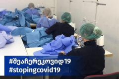 EU4Business supports Georgian production of 40,000 medical gowns so far to help COVID-19 response