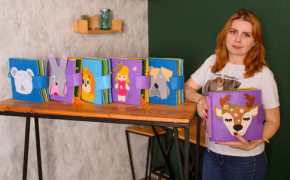 Felt Quiet Books becomes a successful business in Moldova