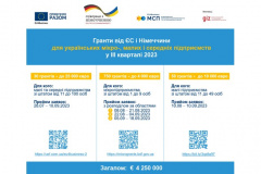Three waves of grants for Ukrainian entrepreneurs from the EU and Germany in the 3rd quarter of 2023