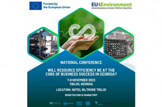 National Conference in Tbilisi: Will Resource Efficiency be at the Core of Business Success in Georgia?