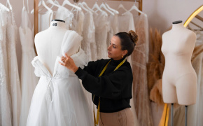Defying war, Ukrainian entrepreneurs bring wedding dresses to the world
