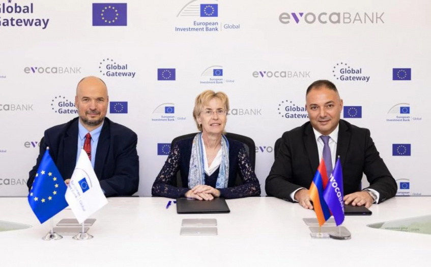 EIB Global and Armenian Evocabank join forces with €12 million loan deal to help small businesses