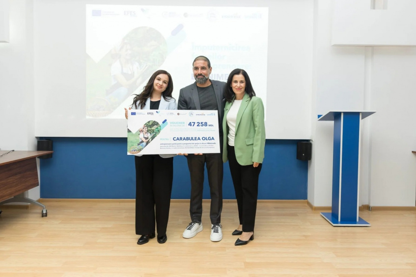 Moldova: ten women entrepreneurs receive €25,600 support, training and mentoring